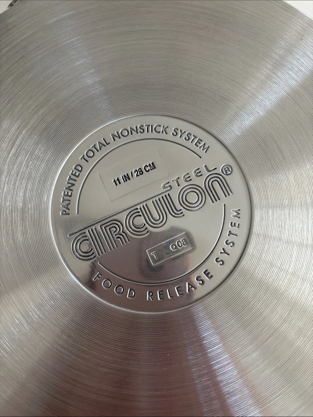 Steel 11 in Stainless Steel Nonstick Fry Pan - Silver